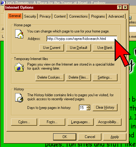 General Options Dialog Box